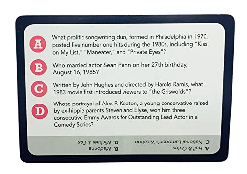 You Gotta Know 1980s - Trivia Game - Image 4