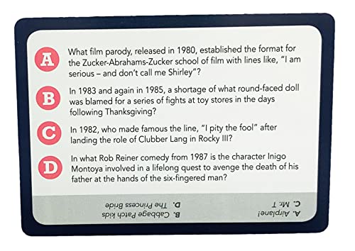 You Gotta Know 1980s - Trivia Game - Image 5