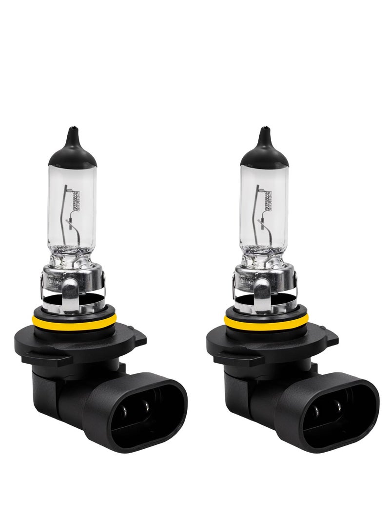 Loquat 2-Piece PREMIUM 9006 Halogen Headlight Bulb 12V 55W – Super Bright Quartz Glass, Anti-UV, Plug-and-Play, Durable Car Headlight for Night Driving and All Weather Conditions - Image 1