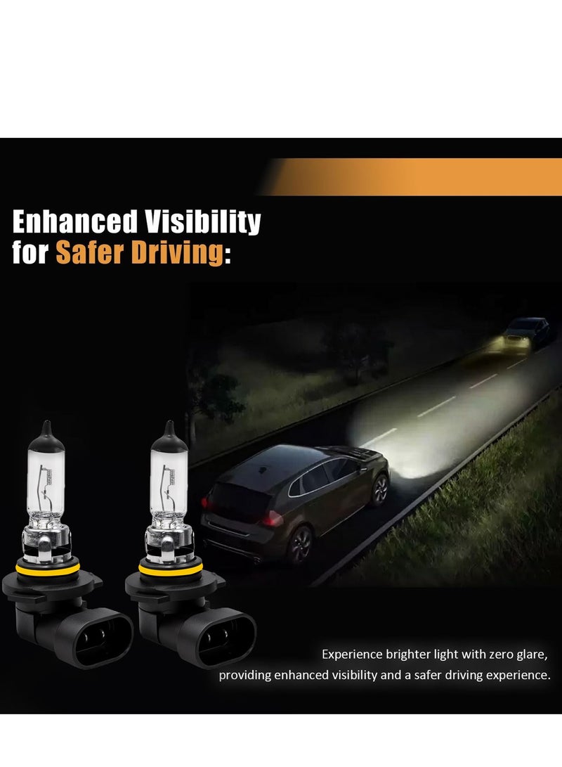 Loquat 2-Piece PREMIUM 9006 Halogen Headlight Bulb 12V 55W – Super Bright Quartz Glass, Anti-UV, Plug-and-Play, Durable Car Headlight for Night Driving and All Weather Conditions - Image 3