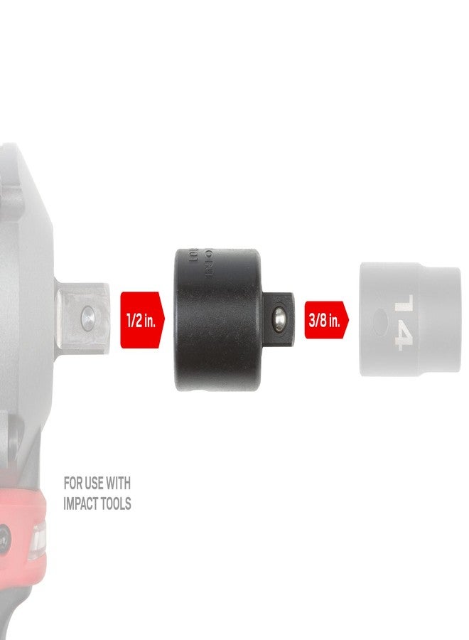 TEKTON 1/2 Inch Drive (F) x 3/8 Inch (M) Impact Reducer | SIA23101 - Image 3
