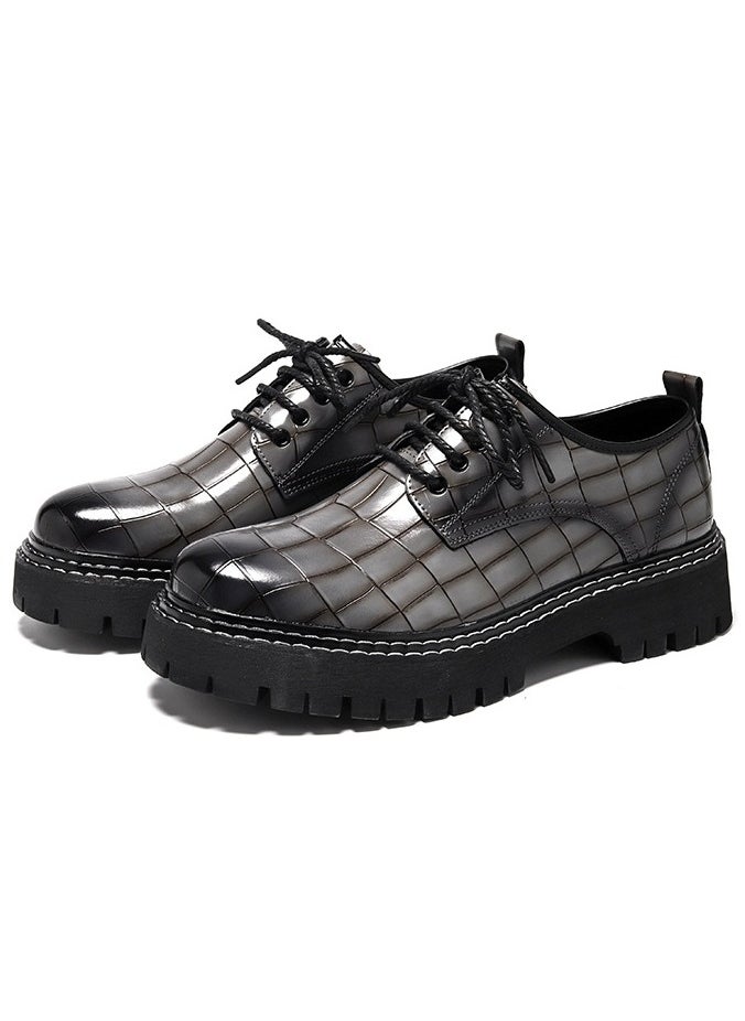 Warrior - Versatile Retro Casual Leather Shoes - Image 1