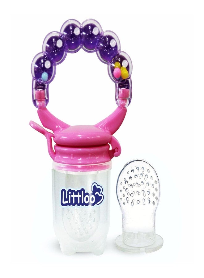 Littloo Silicone Fruit/Food Nibbler for Infant and Baby | Multicolor | BPA Free - Image 1