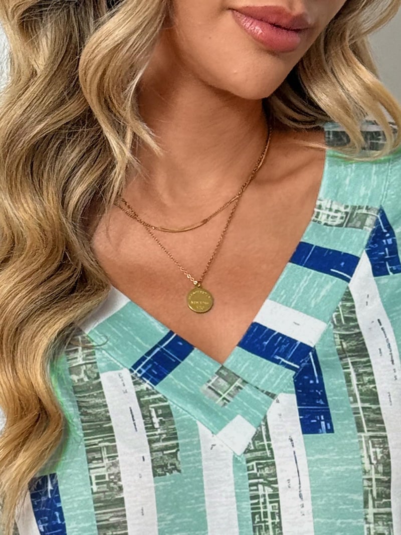 AUTOMET Long Sleeve Tops for Women Spring Outfits 2026 T Shirts V Neck Casual Top Comfortable Shirt Soft Basic Tees Women Blouses Blue-Striped M - Image 5