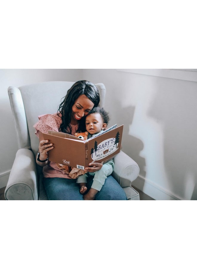 Lucy Darling كتاب ذكريات الطفل الصغير - ألبوم يوميات السنة الأولى لتوثيق اللحظات الثمينة - تذكار milestones للصبي أو الفتاة - صنع في الولايات المتحدة - Image 5