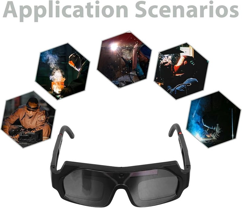 Auto Darkening Welding Goggles Welder Protective Glasses For Electric Gas Welding - Image 4