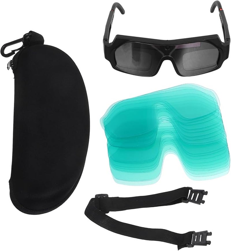 Auto Darkening Welding Goggles Welder Protective Glasses For Electric Gas Welding - Image 1