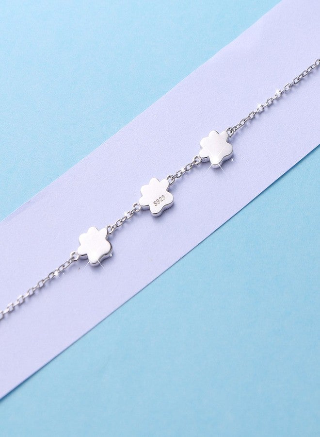 Ladytree S925 Sterling Silver Puppy Dog Cat Pet Paw Print Bracelets1 - Image 5
