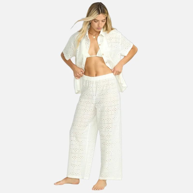 بيلابونج Eyelet Crush Beach Cover-Up Pant - Women