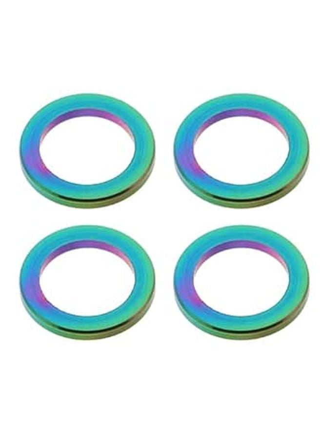 M6 Colored Flat Washers for Bicycle Stem Headset Spacers Anti Loosening Bike Bolts - Image 1