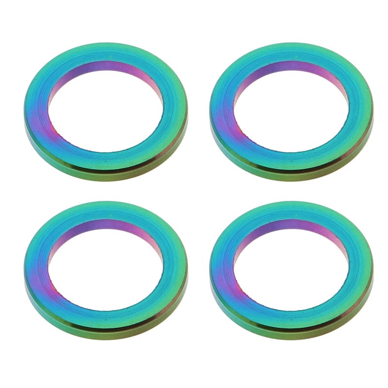 M6 Colored Flat Washers for Bicycle Stem Headset Spacers Anti Loosening Bike Bolts - Image 2