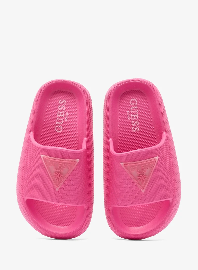Guess Candy Neon Pink Infant Casual Slides  | Best Price UAE