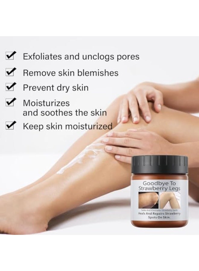 Strawberry Legs Treatment Cream, Keratosis Pilaris Lotion for Women, Rough Bumpy Skin Moisturizer, Dry Skin Repair, Spot Brightening Body Lotion for Smooth Skin - Image 5