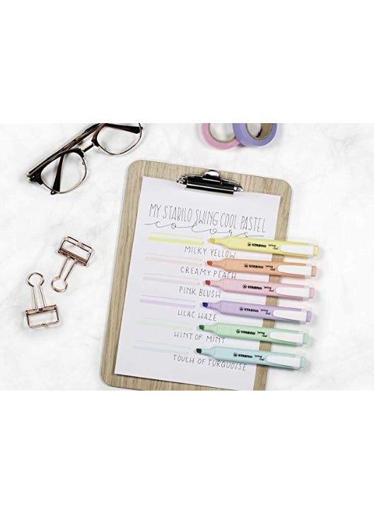 STABILO Highlighter Pen Swing Cool Pastel 4Pcs 275/4  - Image 3