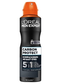 loreal paris L'Oréal Paris Men Expert Carbon Protect Anti Perspirant Spray Deodorant (150 ml)  - Image 1