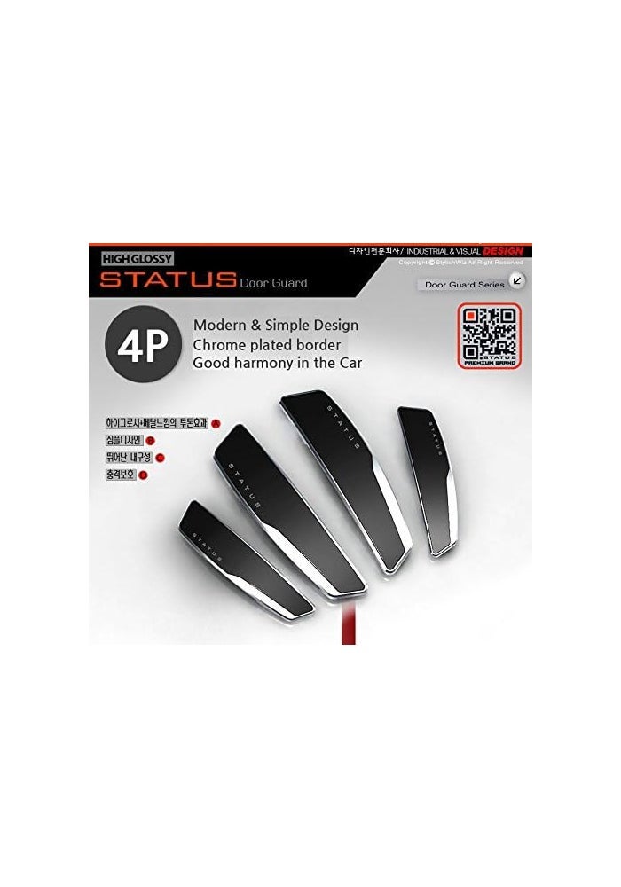 Status 4 Pcs High Glossy Slim Door Edge Guards - Image 4
