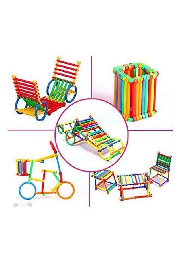 Ixora Educational Building Blocks Creative Smart Sticks for Different Shape of Game Toys Set for Kids (Multi Color) - Image 3