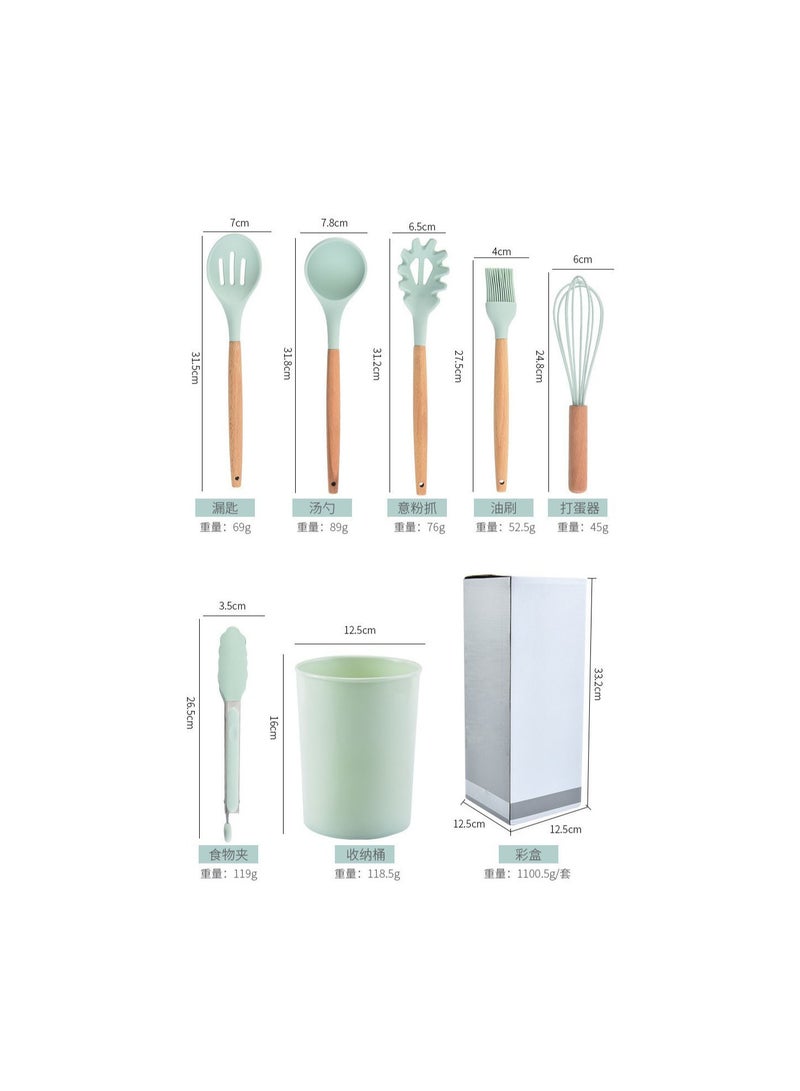 Green kitchen 12-piece set  - Image 2