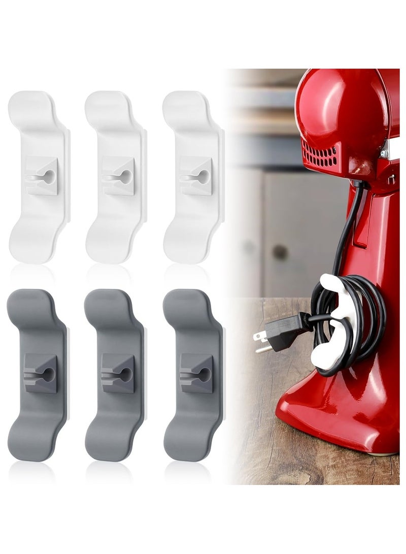 Cord Organizer for Kitchen Appliances, Appliance Cord Organizer, Cord Holder, Cord Keeper, Cord Wrapper for Appliances Stick on Mixers, Coffee Maker, Pressure Cooker (6 Packs)