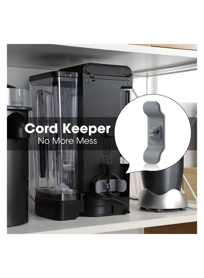 Cord Organizer for Kitchen Appliances, Appliance Cord Organizer, Cord Holder, Cord Keeper, Cord Wrapper for Appliances Stick on Mixers, Coffee Maker, Pressure Cooker (6 Packs)