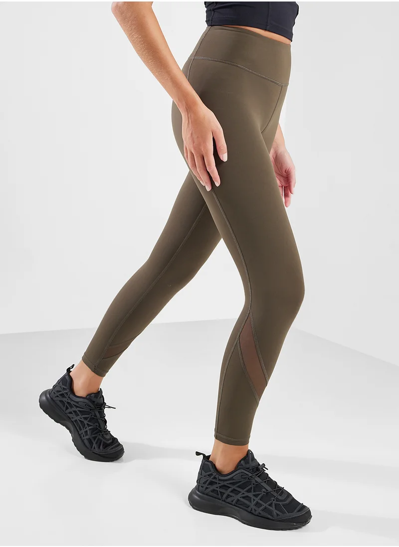 فورورد High Rise Sculpting Leggings With Mesh Panel