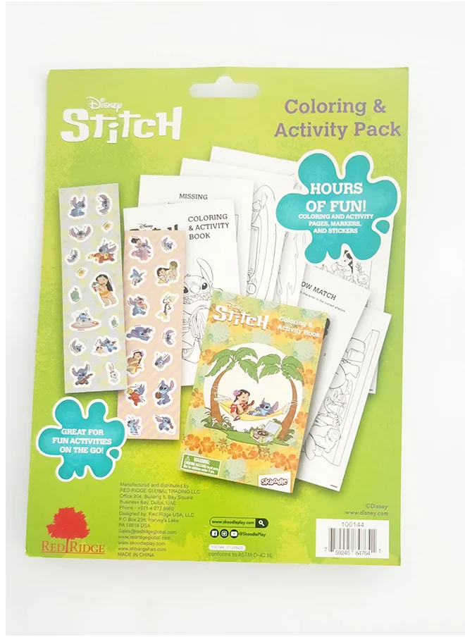 ديزني Stitch Coloring & Activity Pack with Markers