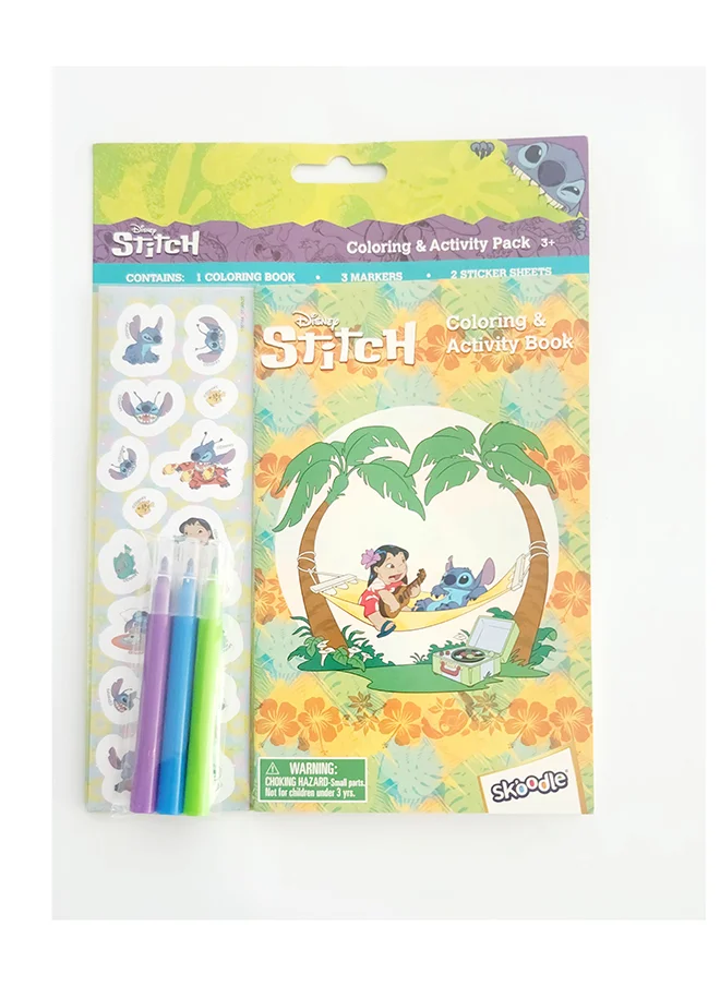 ديزني Stitch Coloring & Activity Pack with Markers