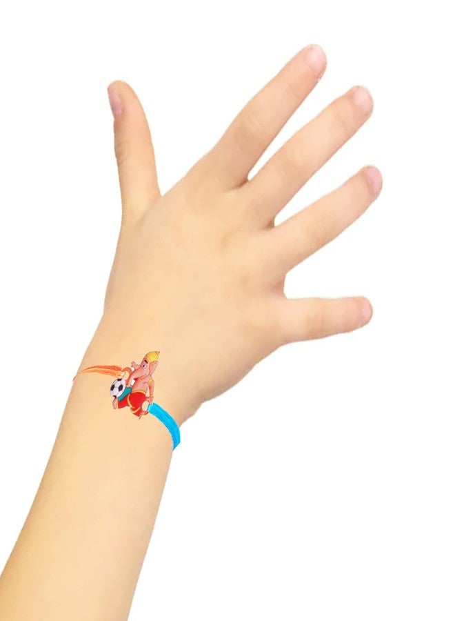 Okos Rakhi Combo of 2 Trendy Cartoon Characters For Kids For Rakshabandhan With Multi Color Adjustable Cotton Thread Cute and Dearest Bhai/Bhaiya/Brother CO1000466KID - Image 5