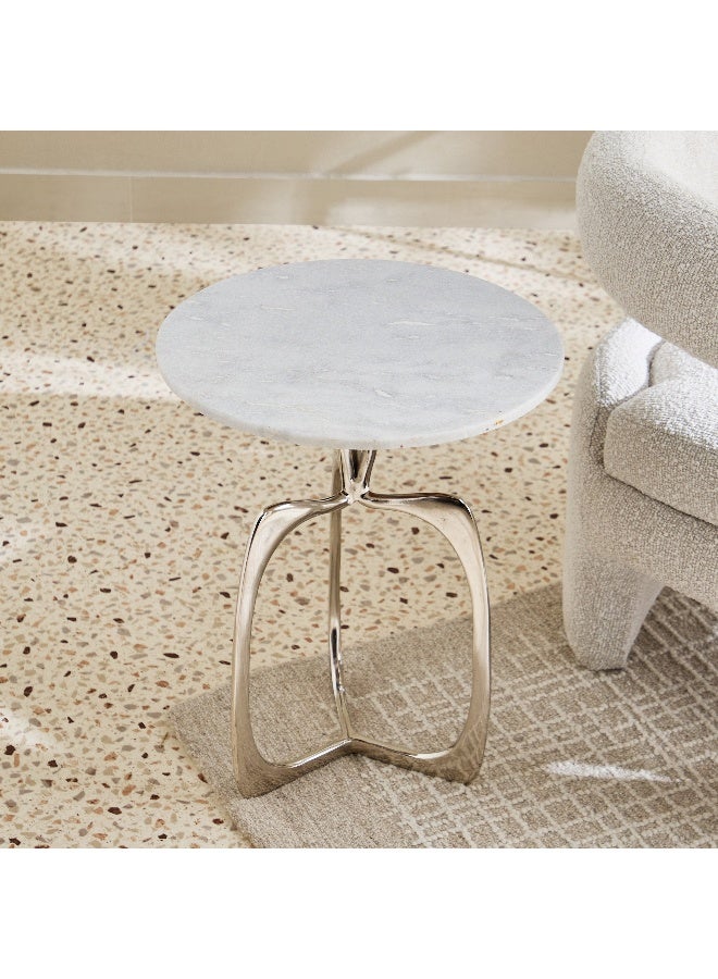 Home Box طاولة أكسنت بسطح رخام أصلي من آرتش NXT - Image 2