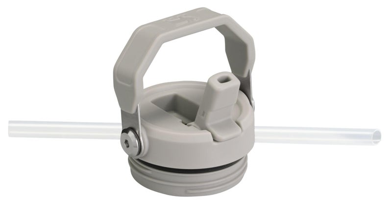 Stanley IceFlow Flip Straw 2.0 Water Bottle 24 OZ | Built-In Straw with Larger Opening | Lightweight & Leak-Resistant | Insulated Stainless Steel | BPA-Free | Ash - Image 2