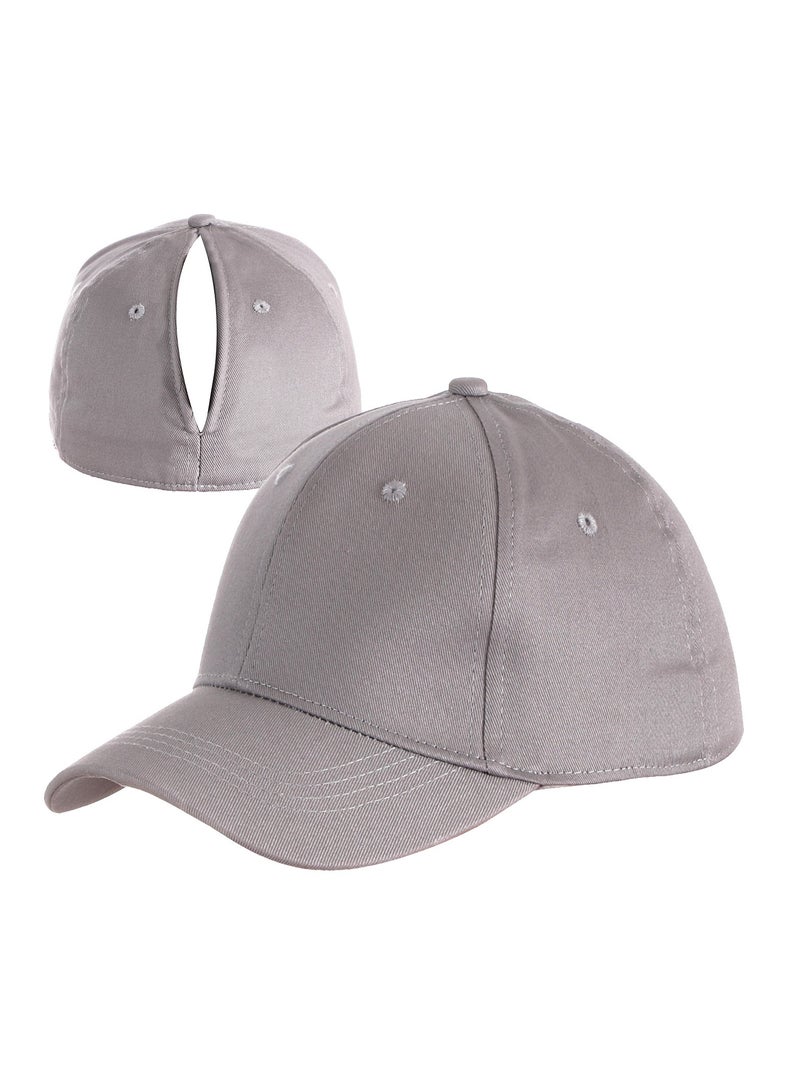 KUYING Ponytail Hat Magnetic Suction Self-Priming Hat Running Tennis Golf Hat Quick Drying Hat