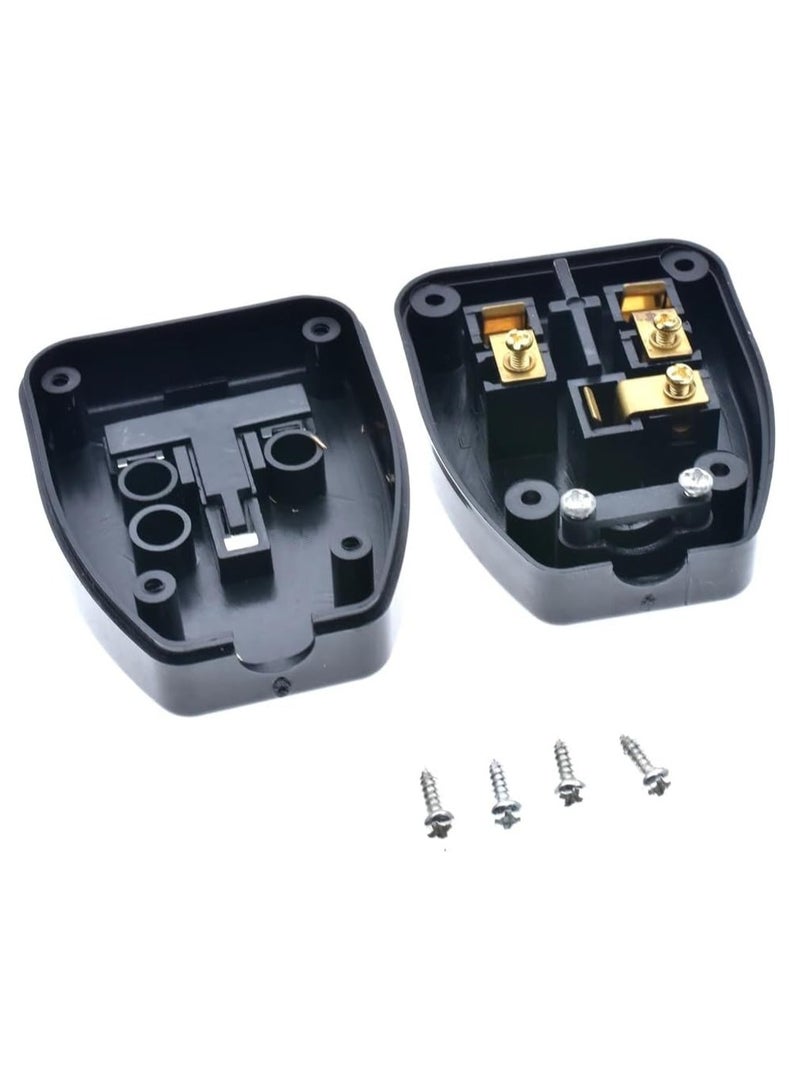DKURVE® 16A Industrial Socket Plug To 13A Socket Extension 14AWG Lead Black Male to 1 Gang Socket Hook Up Extension Cable Lead 0.5 Meter - Image 2
