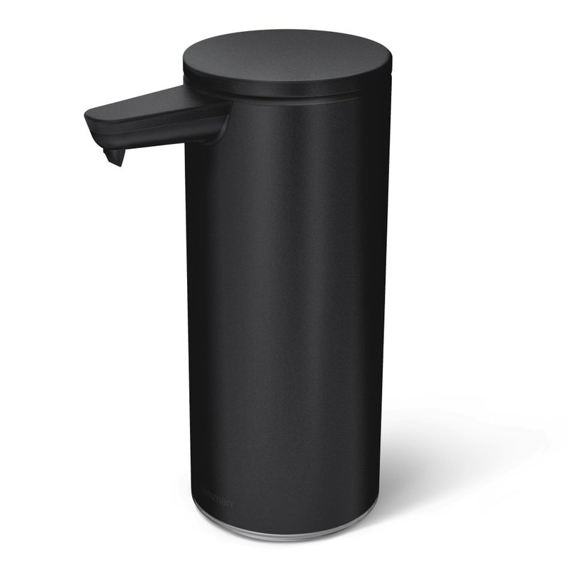 simplehuman 9 oz TouchFree Rechargeable Sensor Liquid Soap Pump Dispenser Matte Black - Image 2