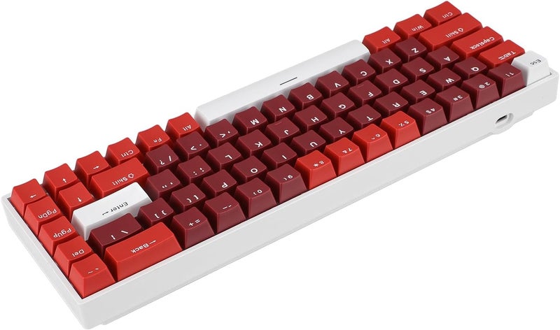 60 Percent Mechanical Keyboard 68 Keys RGB Backlit Wired Gaming Keyboard with Red Switch Type C Connection Compact Design for Computer PC Laptop with USB Port - Image 4