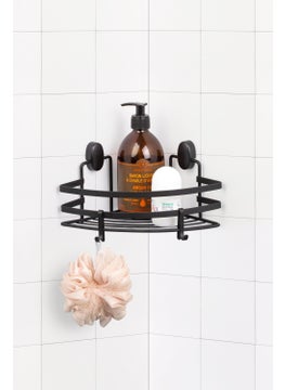 ‎okyanus Home Ocean Home Black Laminate Triangle Corner Rack - 18 cm  - Image 1
