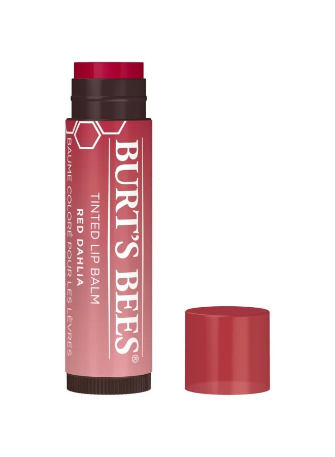 Burt's Bees Tinted Lip Balm, Red Dhalia, 4.5ml - Image 1