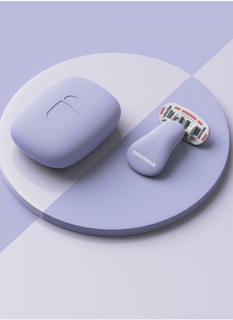 colorlamb Mini Razors, Travel Razors For Women, Womens Razors For Shaving, Hair Removal Blade With Case For Body, Armpit And Bikini  - Image 1