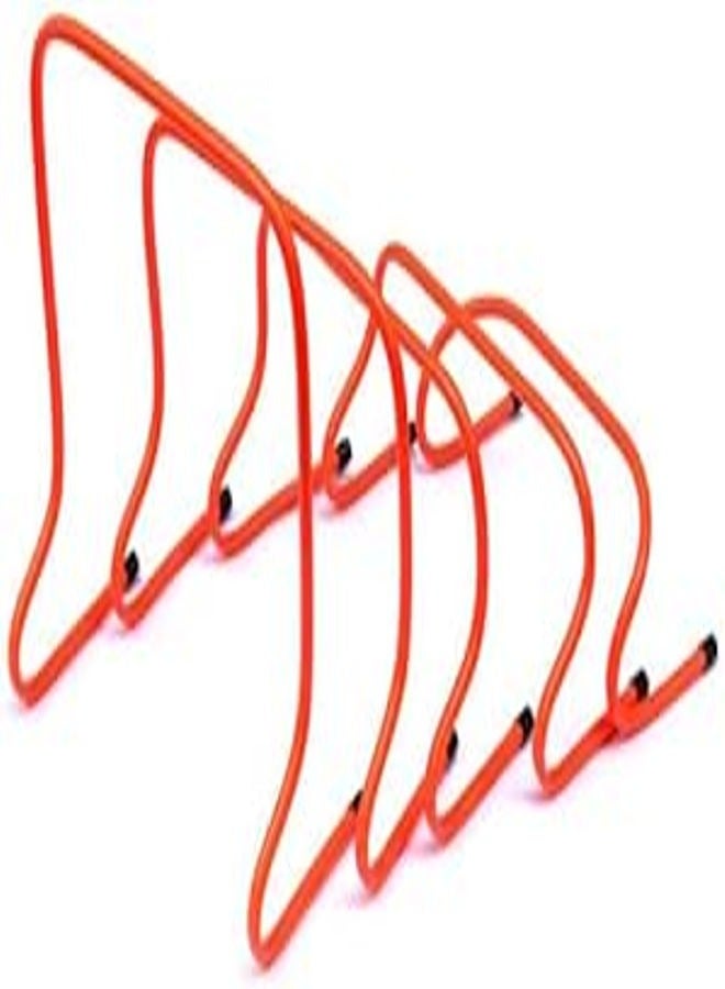 Generic Detachable Agility Training Hurdles- Sports Practice Equipment for Athletes, Soccer, Basketball, Football,or Plyometric Training, Set of 5 different Sizes (15cm, 23cm, 30cm, 40cm, 50cm)  - Image 1