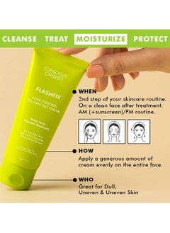 CONSCIOUS CHEMIST 2% Salicylic Acid Cream | 50g | Acne Spot Corrector | Moisturizer for Oily Acne Prone Skin, Face Cream for Men & Women, Overnight Acne & Oil Control, Itchiness & Redness, Non greasy Gel Cream - Flashfix  - Image 4