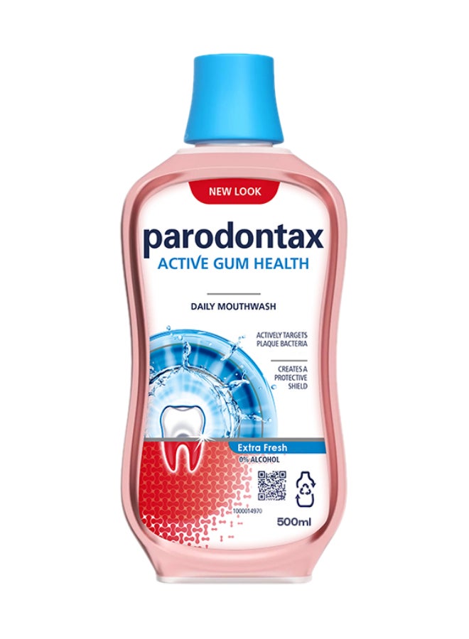 Parodontax Active Gum Health Extra Fresh Mouthwash 500ml - Image 1