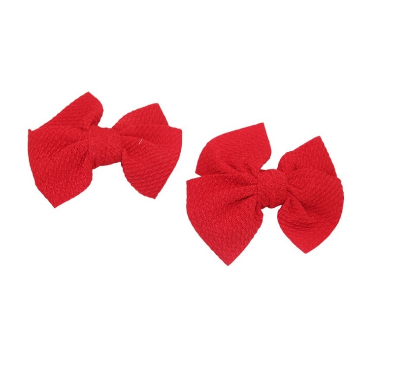 D'Daniela Dana Glasses and Bow Barrette Clip Set For Babies and Girls - Red - Image 2