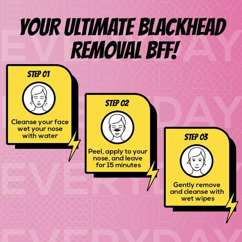 Renee RENEE Black Head Removal Strips for Deep Cleansing Instant  Painless Blackheads  Whiteheads Removal Algae Extract Oat Extract Vitamin E  Hyaluronic Acid Infused  5N - Image 5