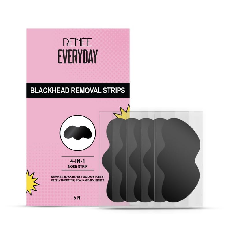Renee RENEE Black Head Removal Strips for Deep Cleansing Instant  Painless Blackheads  Whiteheads Removal Algae Extract Oat Extract Vitamin E  Hyaluronic Acid Infused  5N - Image 1