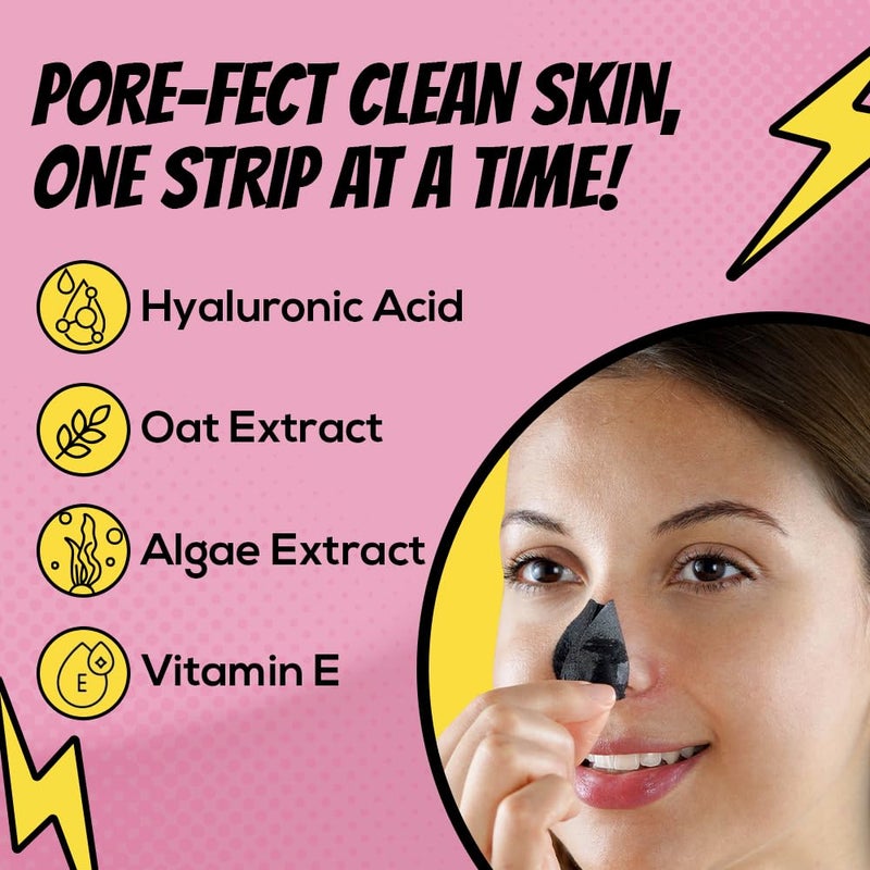 Renee RENEE Black Head Removal Strips for Deep Cleansing Instant  Painless Blackheads  Whiteheads Removal Algae Extract Oat Extract Vitamin E  Hyaluronic Acid Infused  5N - Image 3