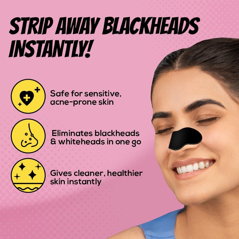 Renee RENEE Black Head Removal Strips for Deep Cleansing Instant  Painless Blackheads  Whiteheads Removal Algae Extract Oat Extract Vitamin E  Hyaluronic Acid Infused  5N - Image 2