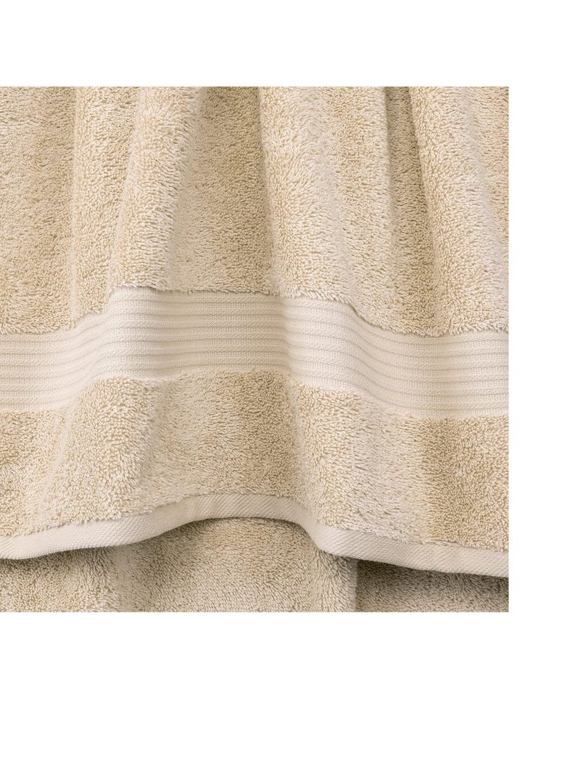 Cotton Paradise Cotton Paradise 100% Cotton Turkish Washcloths for Bathroom 4 Piece Soft Absorbent Small Hand Face Towels Fluffy Wash Rags for Body, Beige Wash Cloths  - Image 5