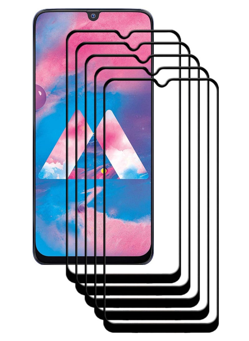 ACLIX 5 Pieces Antistatic ESD Dustproof Premium Quality High Definition Tempered Glass Screen Protector Designed For Samsung Galaxy M30 - Image 1