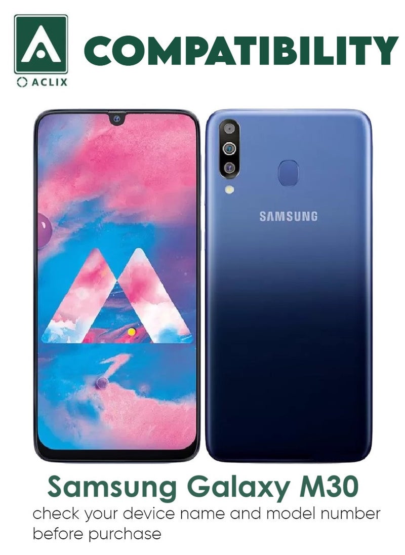 ACLIX 5 Pieces Antistatic ESD Dustproof Premium Quality High Definition Tempered Glass Screen Protector Designed For Samsung Galaxy M30 - Image 3