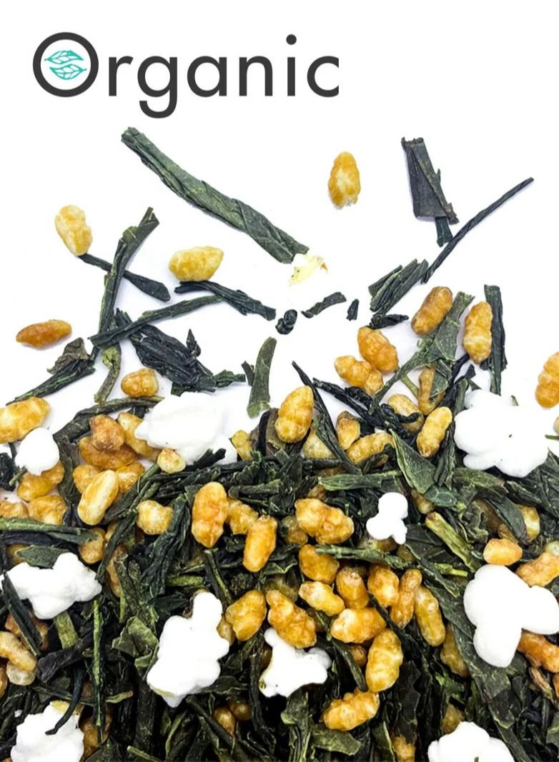 Tealand Green Tea Genmaicha Herbaceous Astringent Thirst Quenching Genuine & Antioxidant Rich - Image 1
