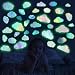 Robmoda Glow in The Dark Colorful Clouds Wall Stickers Holographic Rainbow Cloud Wall Stickers for Kids Bedroom Colorful Glitter Vinyl Clouds Decals Living Room Nursery Playroom Room Home Decor - Image 2